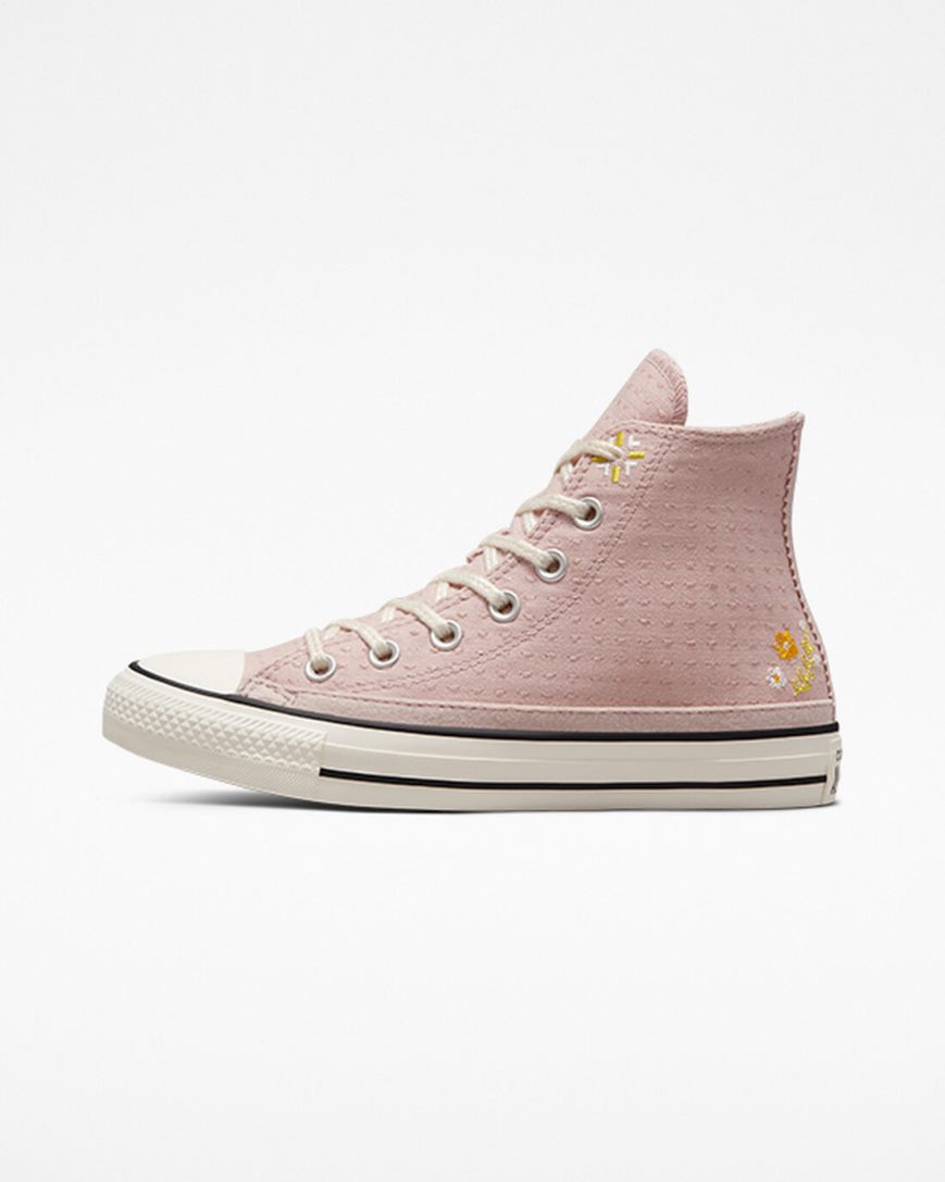 Tenis Converse Chuck Taylor All Star Autumn Embroidery Cano Alto Feminino Cinzentas Limão | PT V08741P